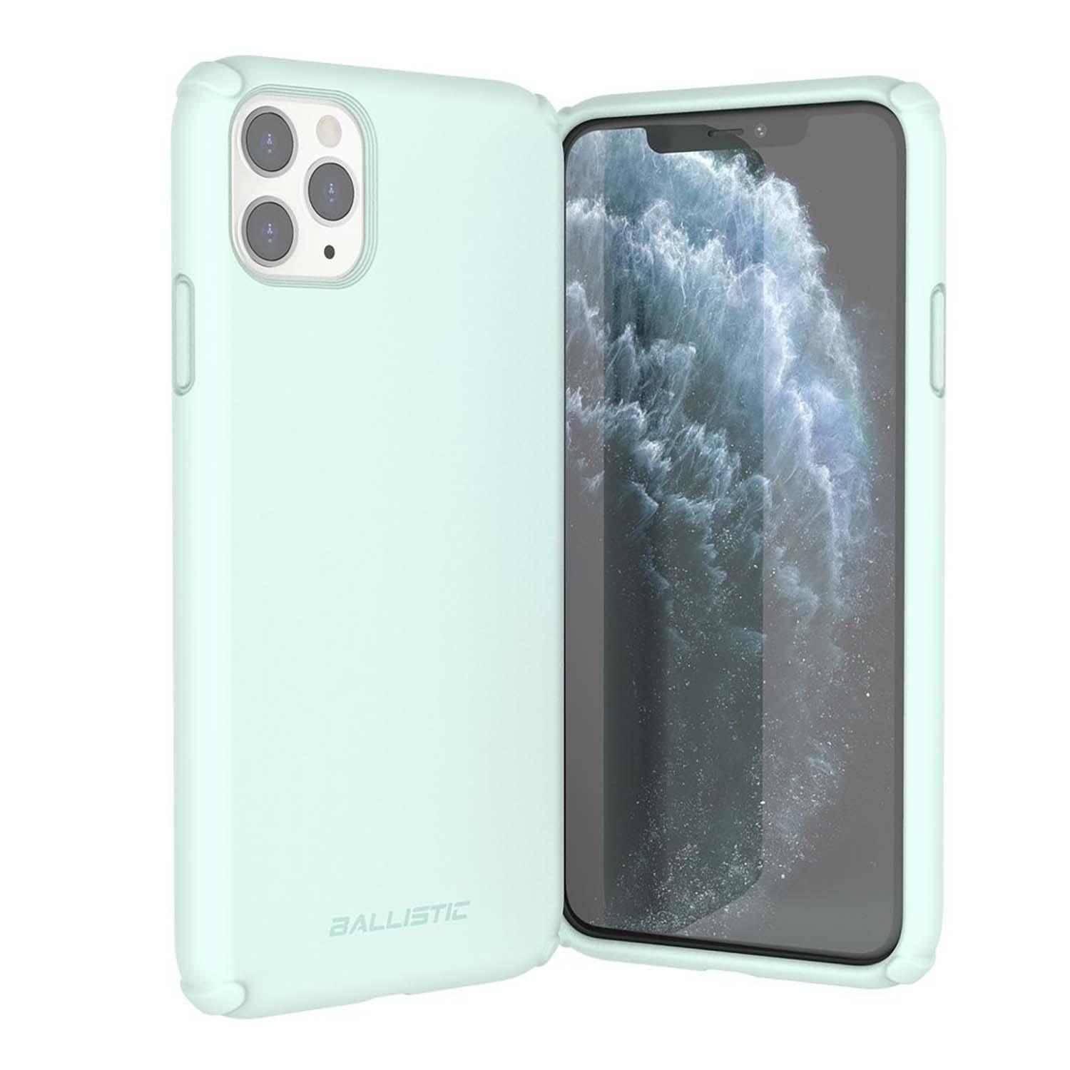 Foto 2 pulgar | Funda Ballistic Soft para Iphone 11 Pro Teal color Verde
