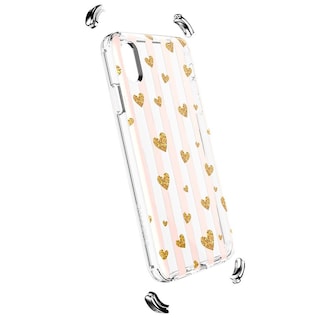 Foto 2 | Funda Ballistic Jewel Mirage para Iphone Xr con Corazones y Protector de Uso Rudo