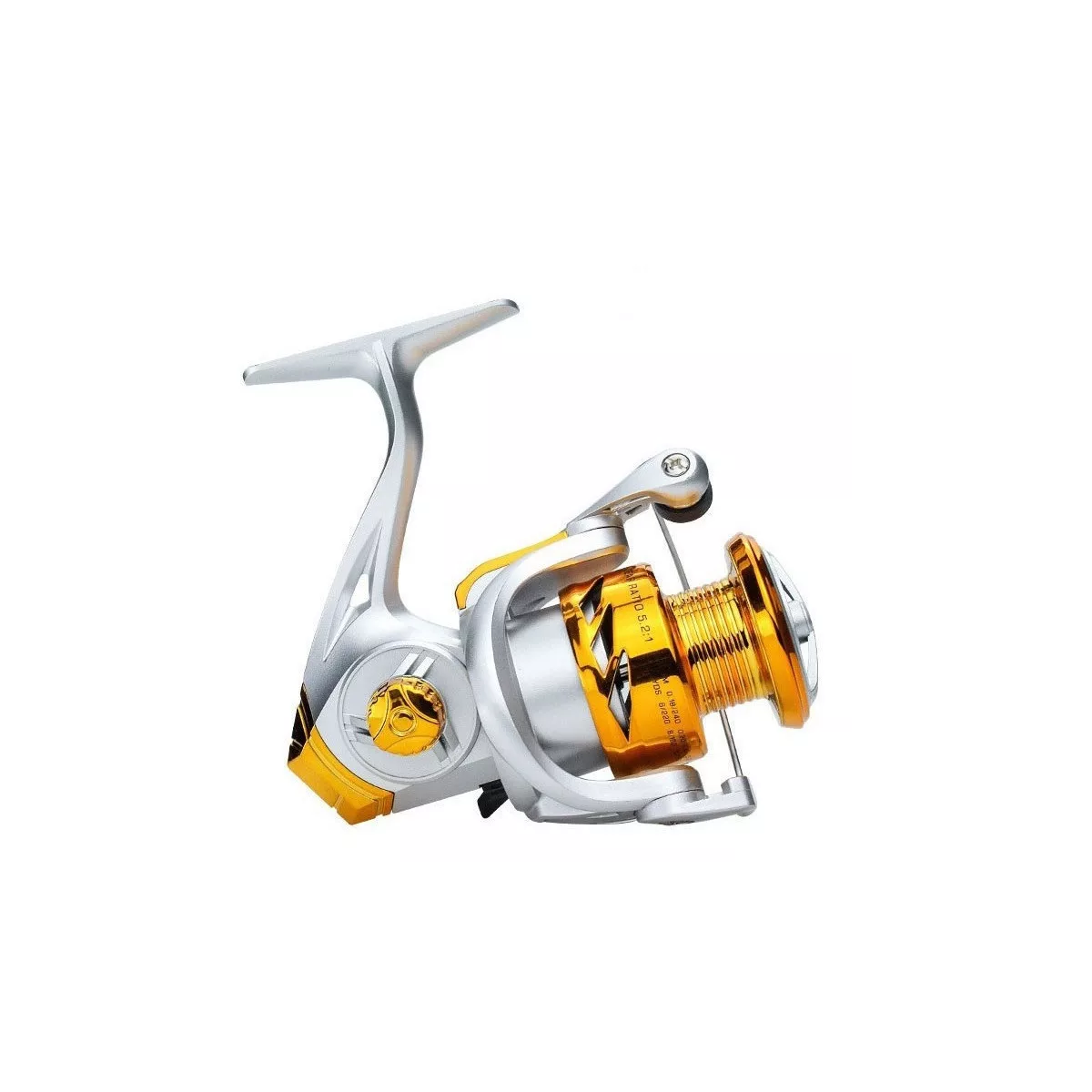 Carrete de Pesca Eo Safe Imports ESI-3948 color Dorado Veloz de 4:7:1