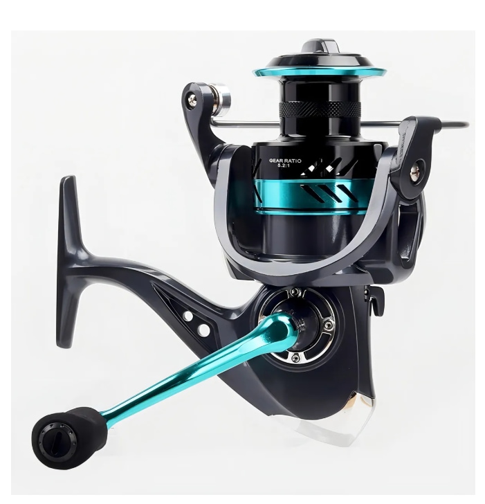 Carrete Pesca Ligero Rueda Giratoria Rápida Xtellar Color Negro $1,034