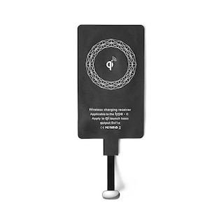 Foto 2 | Receptor Universal Choetech Qi Carga Inalámbrica USB-C color Negro