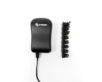 Foto 1 | Eliminador con 6 Puntas para Cargar Equipos Electrónicos Steren color Negro
