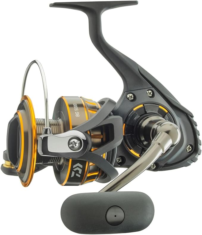 Foto 2 | Daiwa Bg1500 Bg Carrete Giratorio De Agua Salada, Negro/dorado