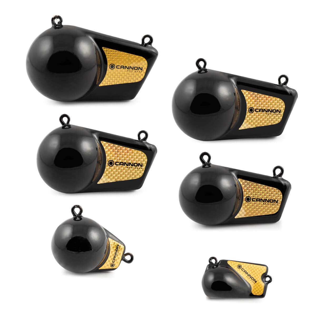 Foto 4 pulgar | Downrigger Weight Cannon 2295182, 3,63 Kg, Negro Con Cinta Prismática - Venta Internacional.