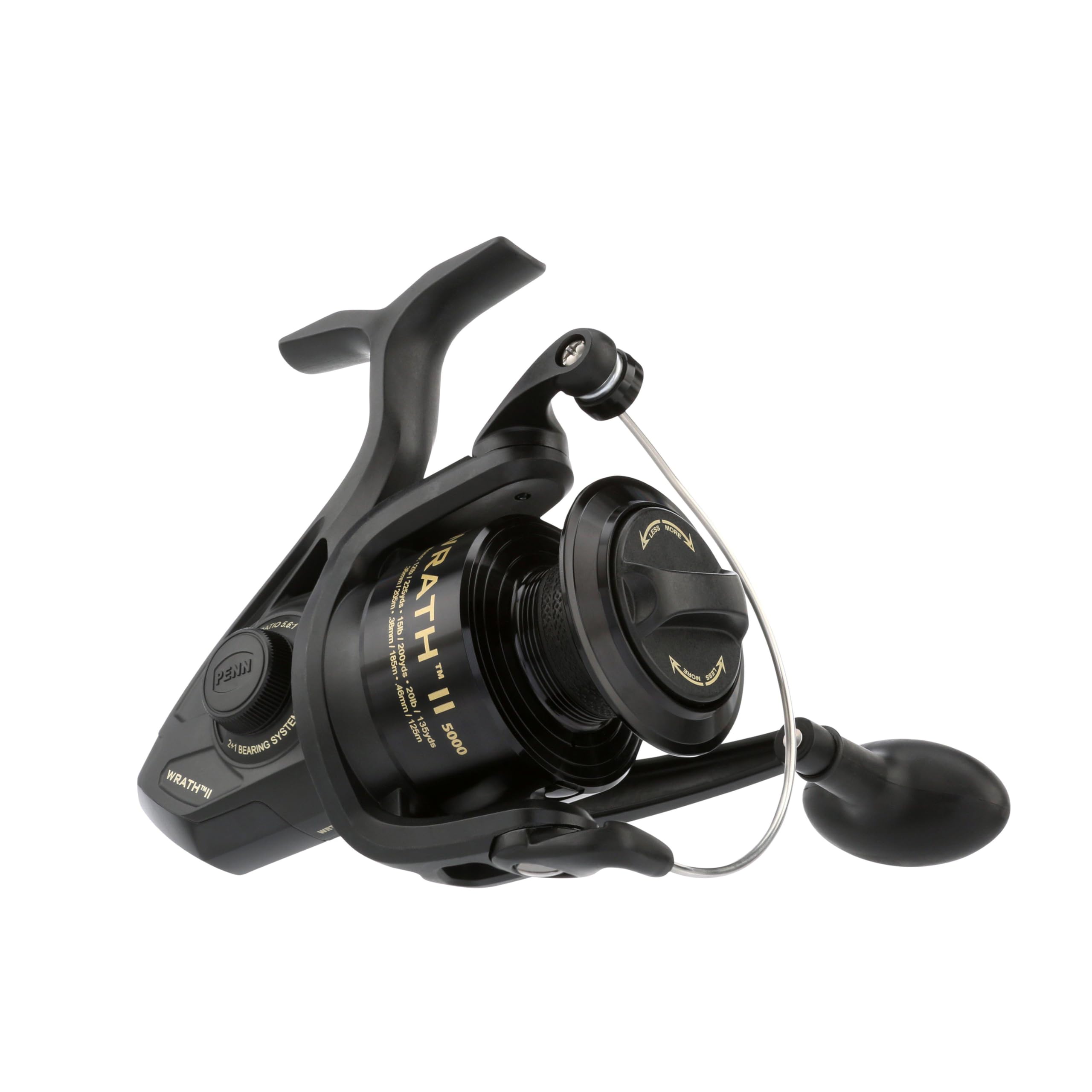 Foto 2 pulgar | Carrete De Pesca Penn Wrath Ii Saltwater Spinning, Tamaño 5000 - Venta Internacional.