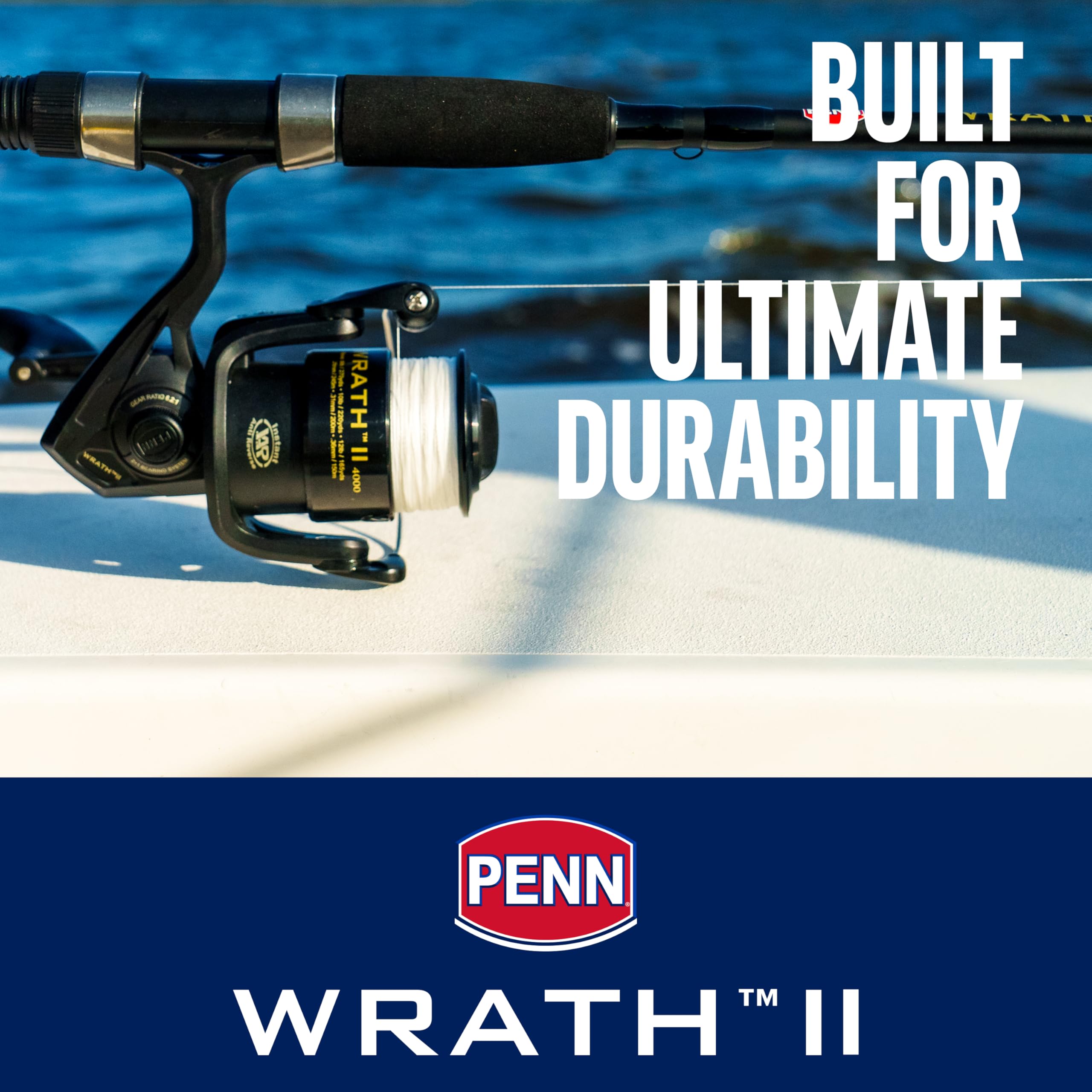 Foto 2 | Carrete De Pesca Penn Wrath Ii Saltwater Spinning, Tamaño 5000 - Venta Internacional.