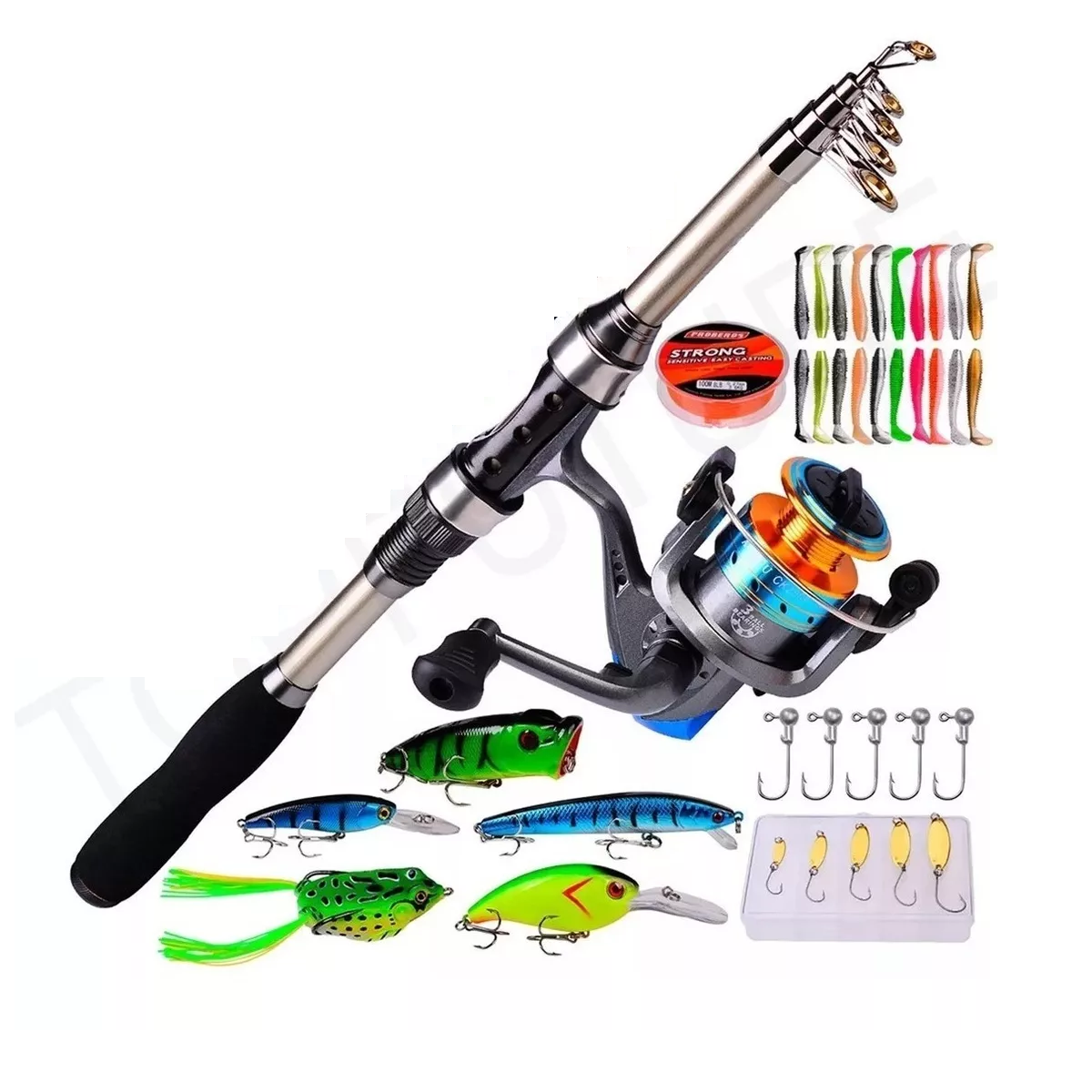 Foto 2 pulgar | Kit de Pesca Eo Safe Imports ESI-5616 Multicolor