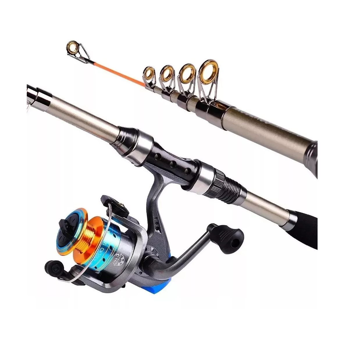 Foto 3 pulgar | Kit de Pesca Eo Safe Imports ESI-5616 Multicolor