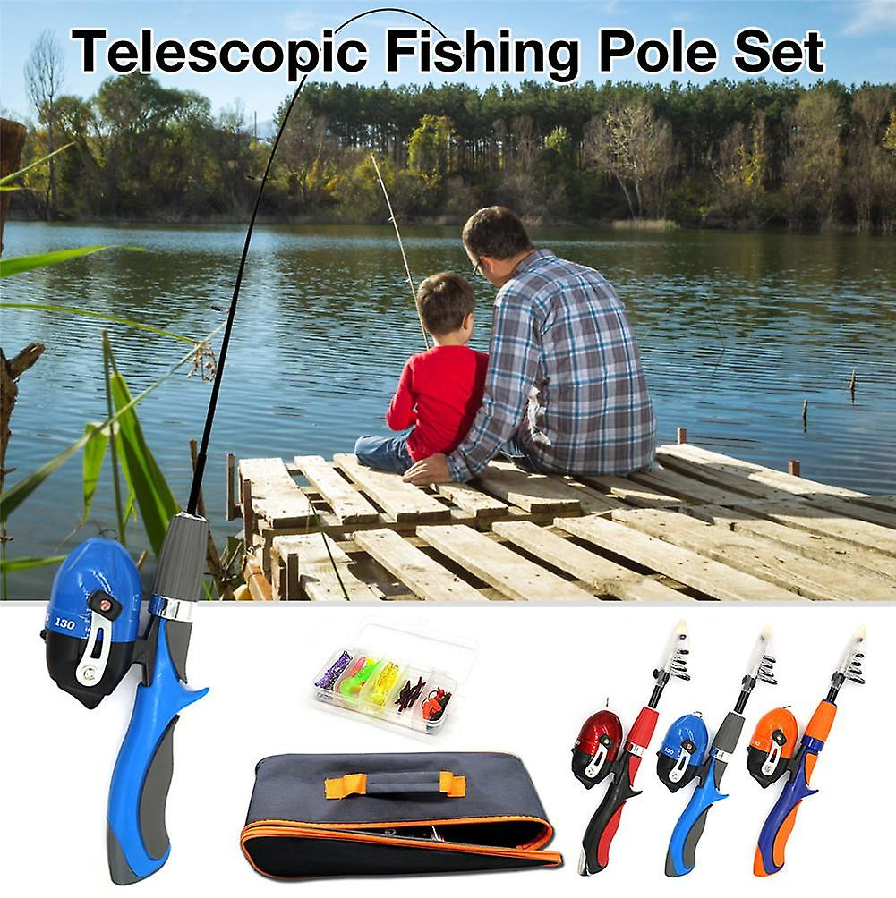 Foto 4 | Kit De Pesca Sanlin Beans Para Niños Con Varilla Telescópica Y Carrete - Venta Internacional.