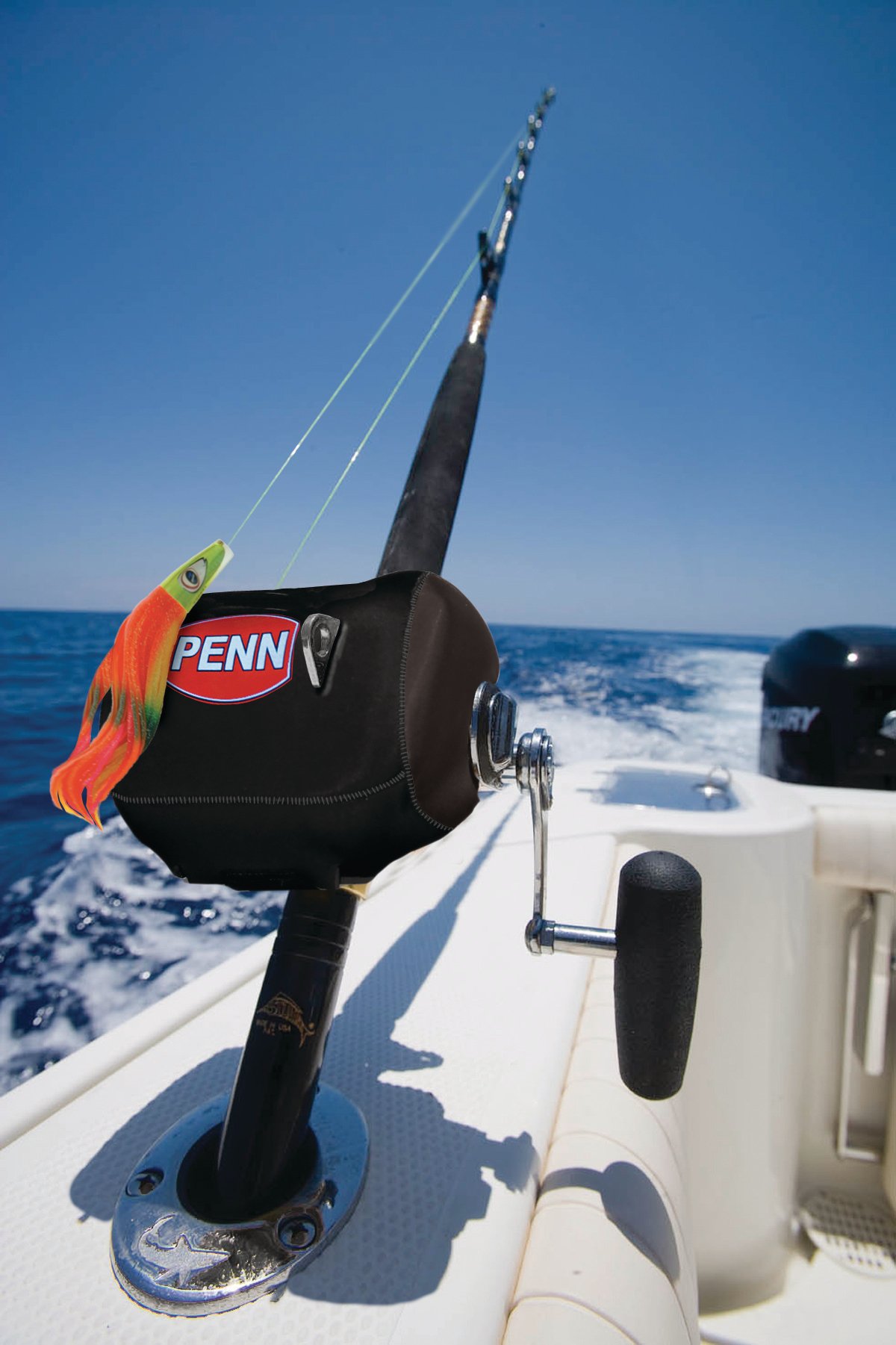 Foto 3 pulgar | Funda Para Carrete De Pesca Penn, Neopreno, Negra, Talla Grande - Venta Internacional.