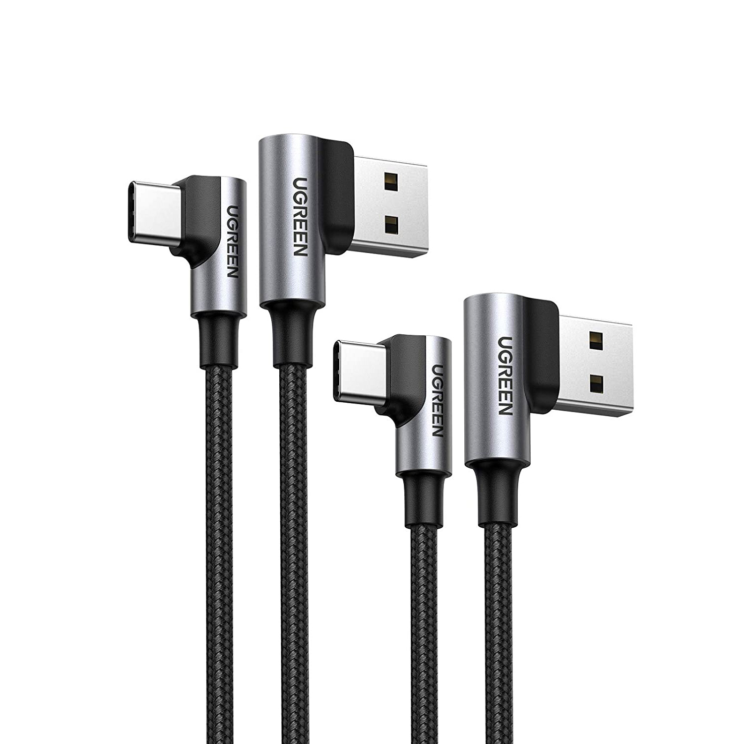 Foto 3 pulgar | Cable Cargador Ugreen 50941 con Usb C/ Angulo 90°/ 18 W/ 480 Mbps de 1 m color Gris