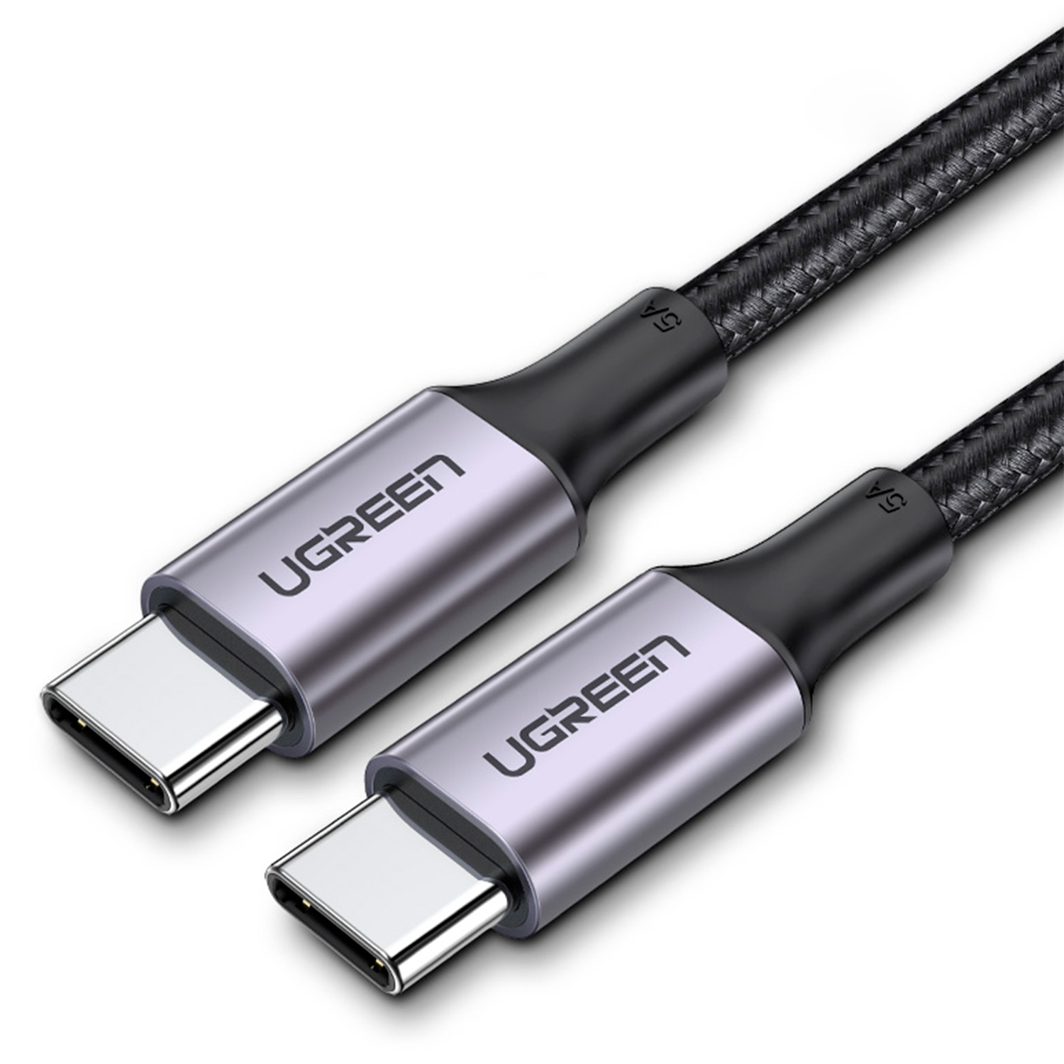 Cable Cargador Ugreen Usb C Carga Rápida 100 W 480 Mbps 2 m