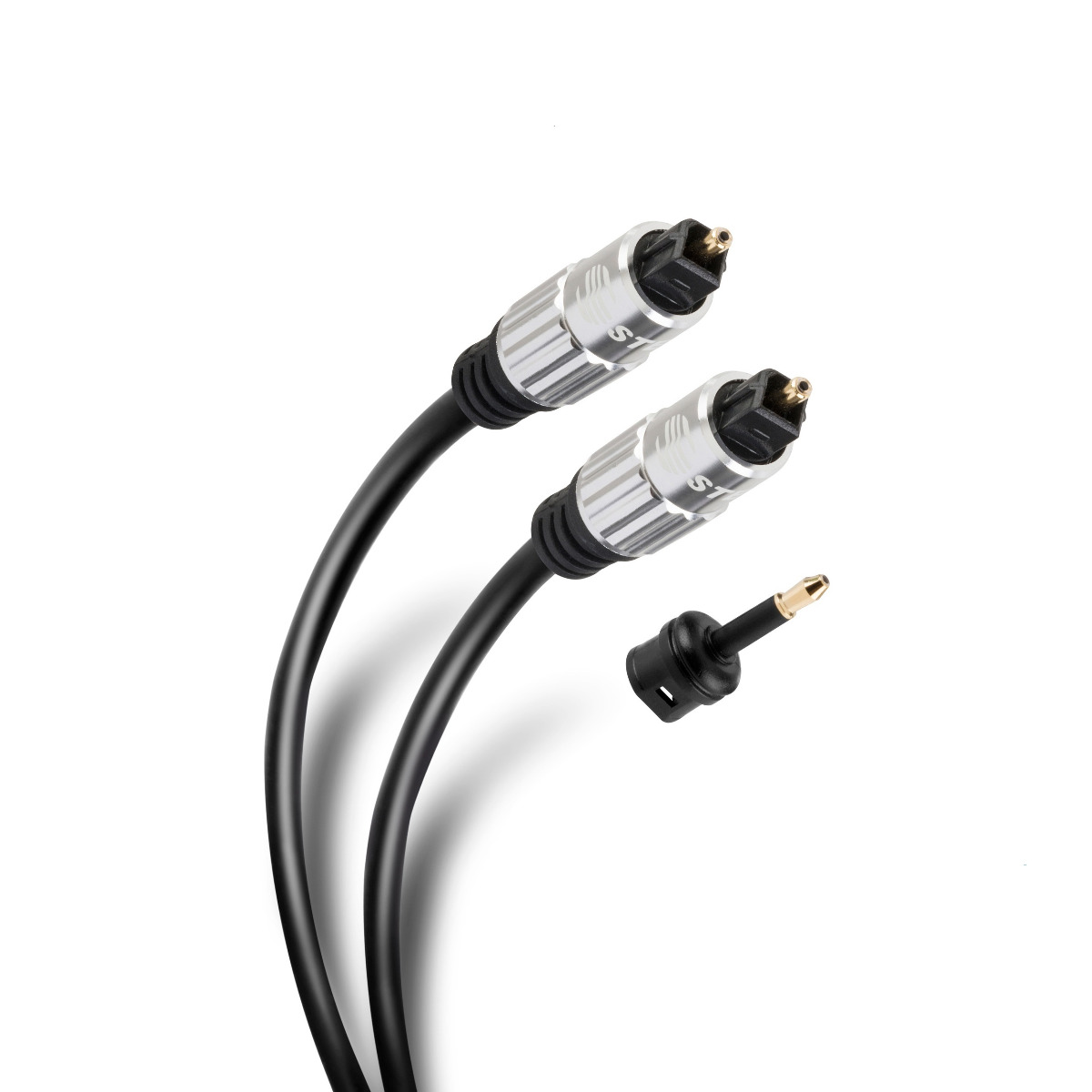 Foto 2 | Cable Toslink de Fibra Óptica de 2 m Steren 299-400 Negro