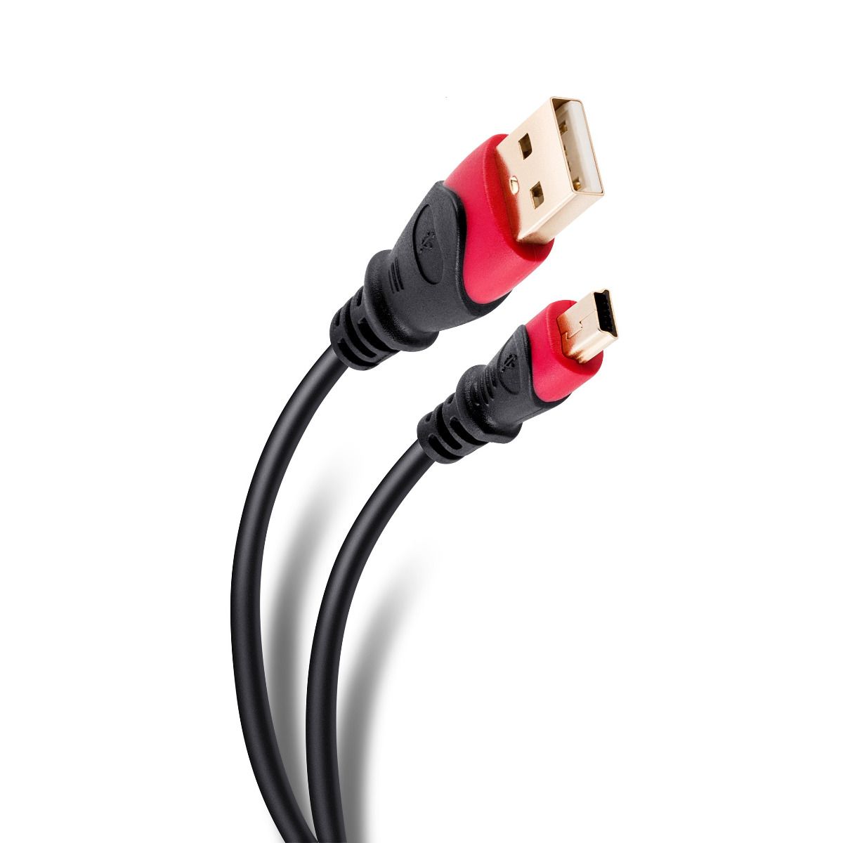 Cable Elite Steren Reforzado USB a Mini USB de 1,8 m Usb-494