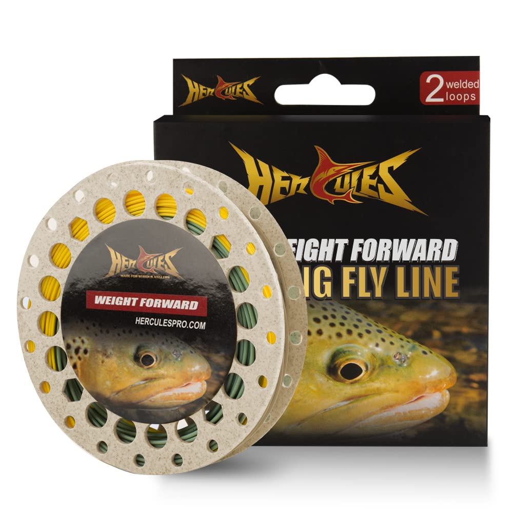 Línea De Pesca Con Mosca Hercules Floating Wf8f De 30 M Con Lazo Soldado - Venta Internacional.