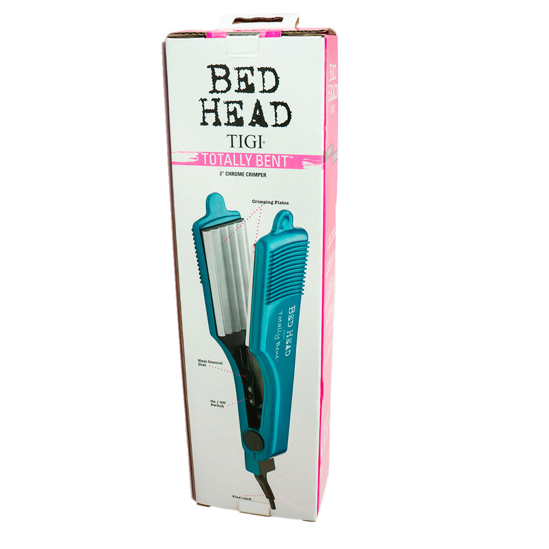 Waflera Rizadora de Cabello Bed Head BH307 color Azul de 2 " Cromada