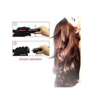 Foto 3 | Rizadora de Cabello 6 en 1 de Cerámica Malubero color Negro
