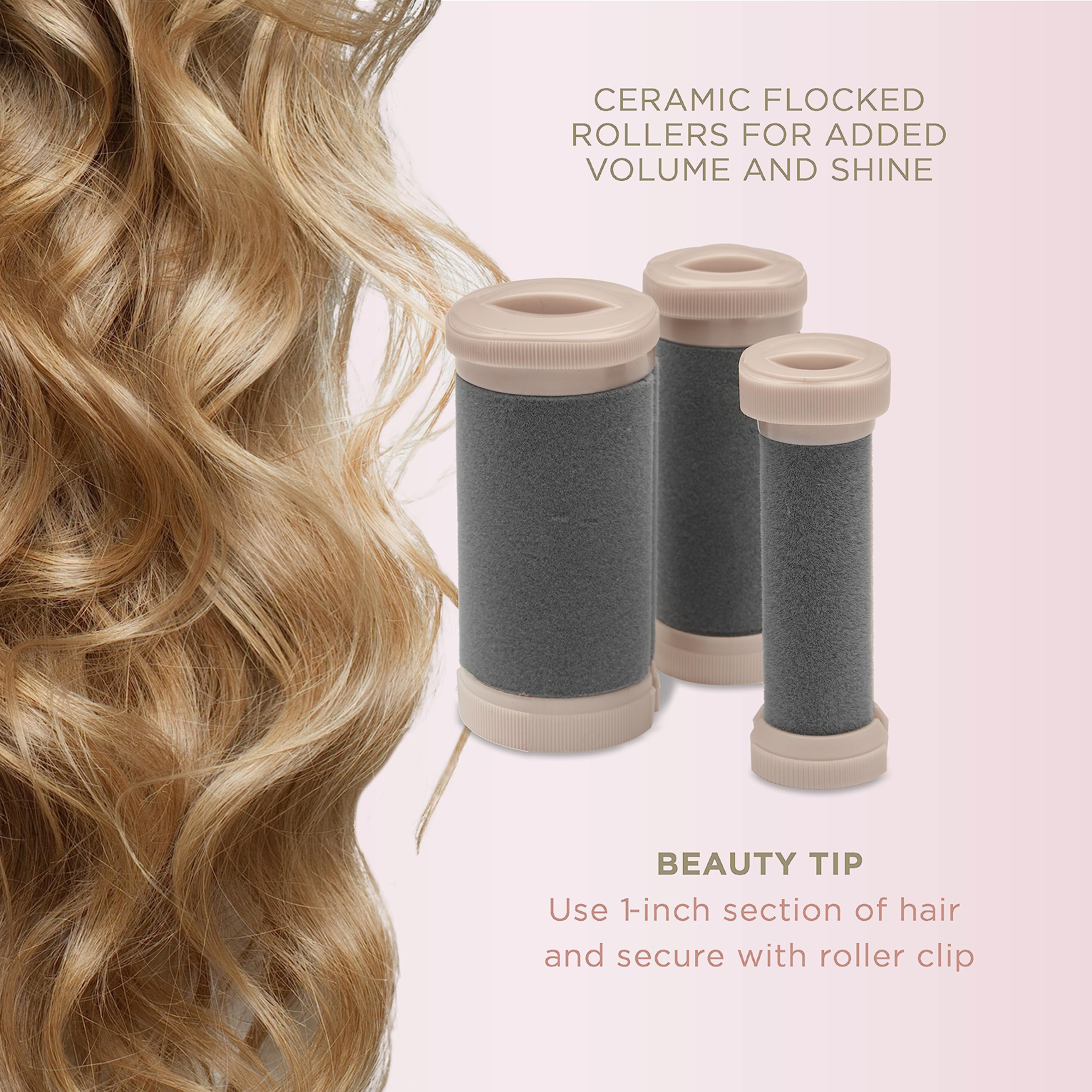 Foto 5 | Venta Internacional - Hot Rollers Infinitipro De Conair Ceramic Flocado, 20 Rodillos