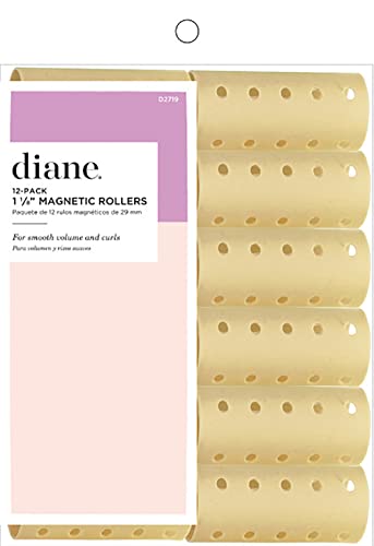 Venta Internacional - Rodillos Magnéticos Diane, Beige, 1.13 Pulgadas, 12 Unidades