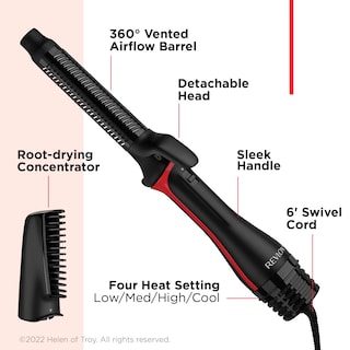 Foto 7 | Secador y Rizador Revlon Blowout Curls One-Step - Venta Internacional