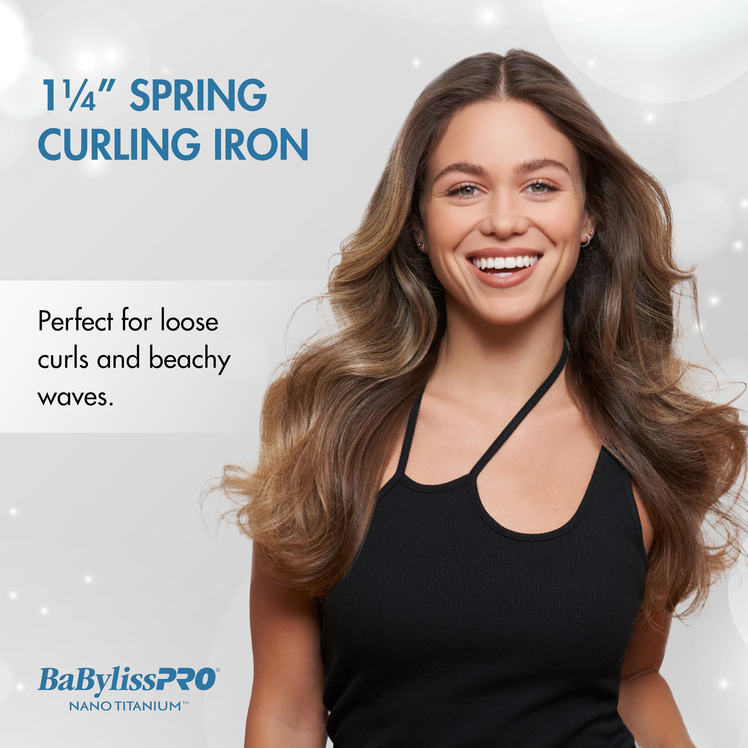 Foto 4 pulgar | Curling Iron Babylisspro Nano Titanium Spring, 1.25 Pulgadas - Venta Internacional.