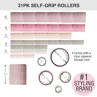 Foto 4 | Rodillos Heatless Curls Conair Heatless de 31 Unidades con Funda de Almacenamiento - Venta Internacional