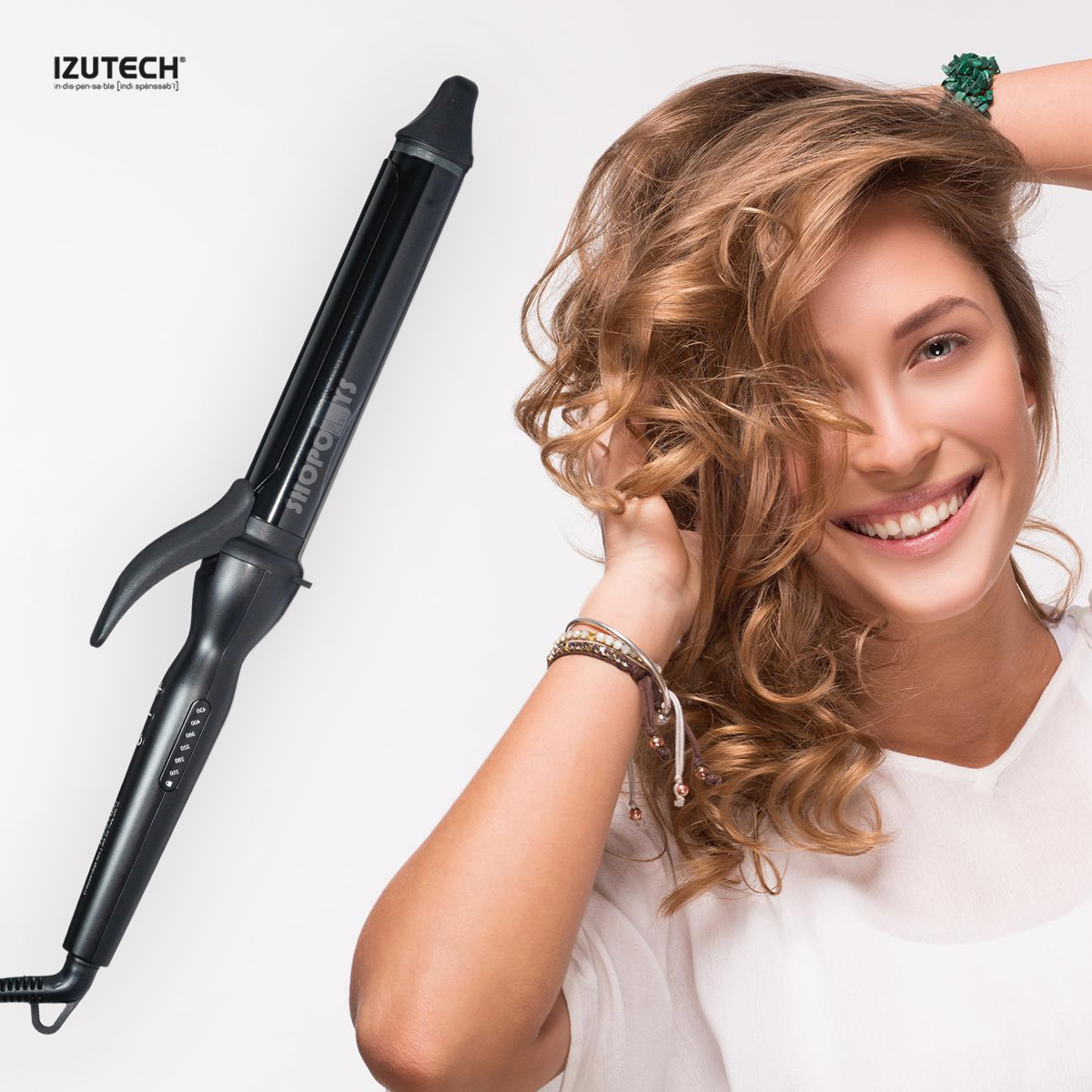 Foto 9 pulgar | Rizadora para Cabello Izutech Profesional