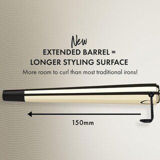 Foto 3 | Varilla Rizadora Hot Tools, Oro De 24 Quilates, Cañón Extendido, Ovalado Y Cónico - Venta Internacional.
