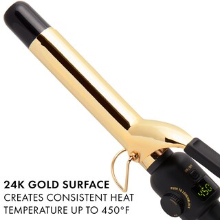Foto 3 | Plancha De Rizar Hot Tools Professional, Oro De 24 Quilates, Digital, 1 Pulgada - Venta Internacional.