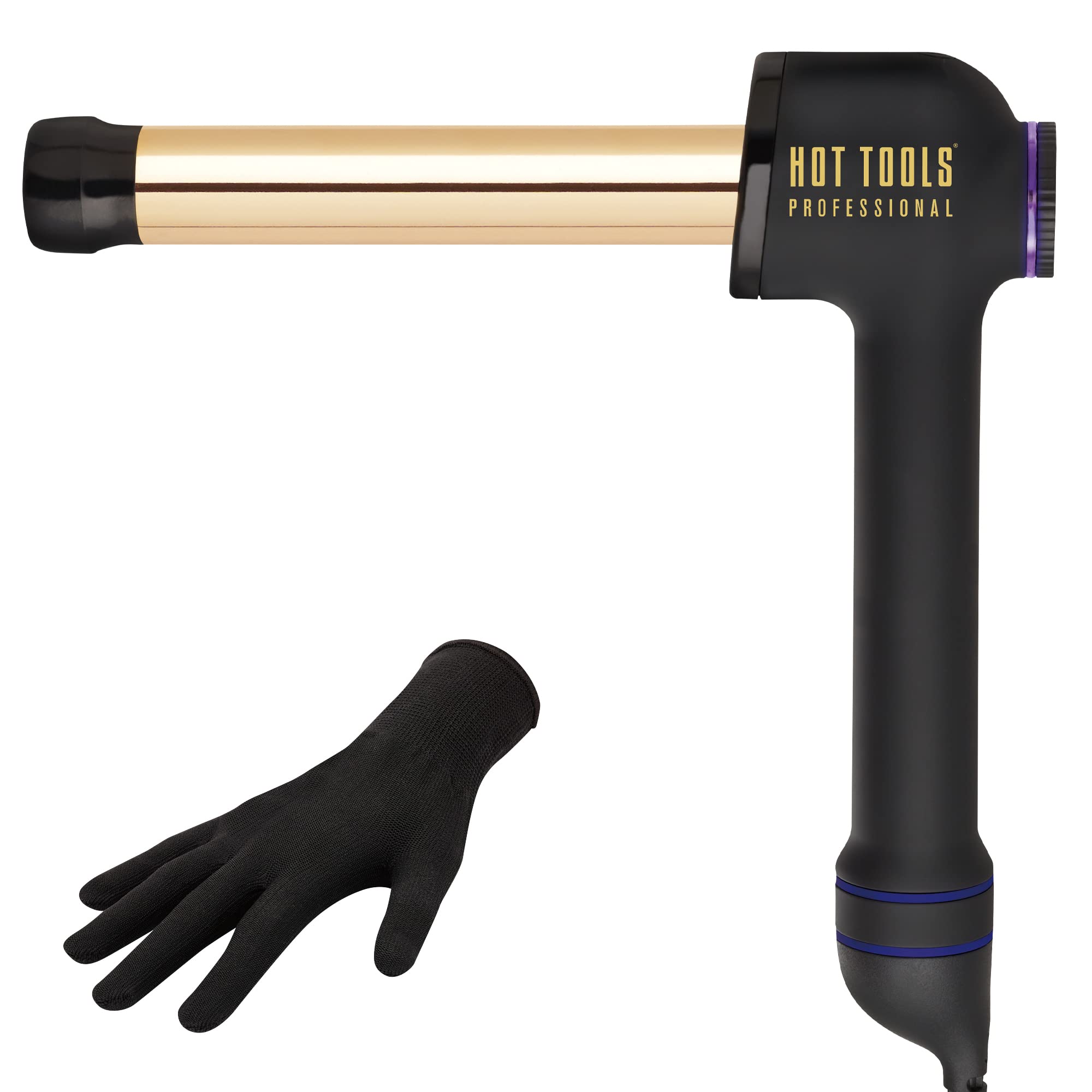 Curling Wand Hot Tools Pro Artist, Oro De 24 Quilates, Rizador, 2,54 Cm - Venta Internacional.