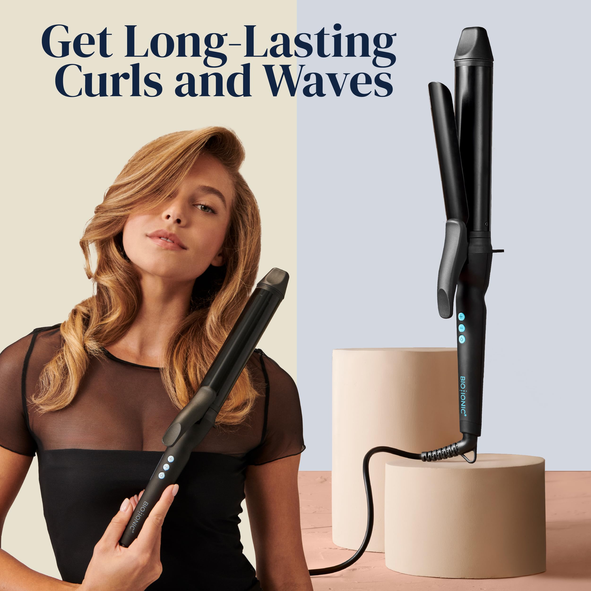 Foto 7 pulgar | Curling Iron Bio Ionic Long-barrel Styler 1.5 Black - Venta Internacional.