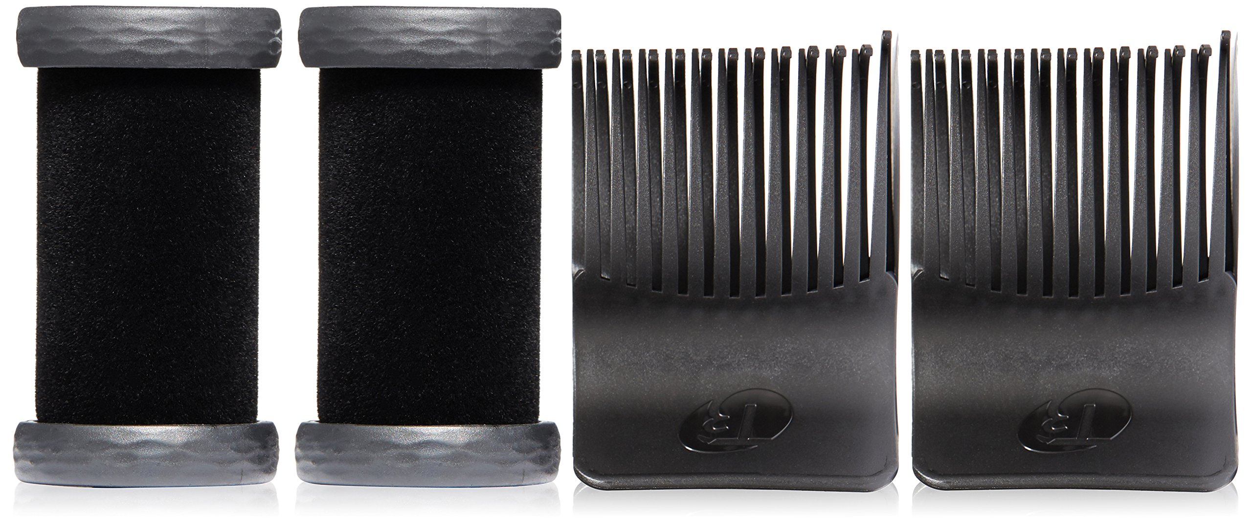 Foto 2 pulgar | Rodillos Voluminizadores Para Cabello T3 Luxe Black (2 Unidades) - Venta Internacional.