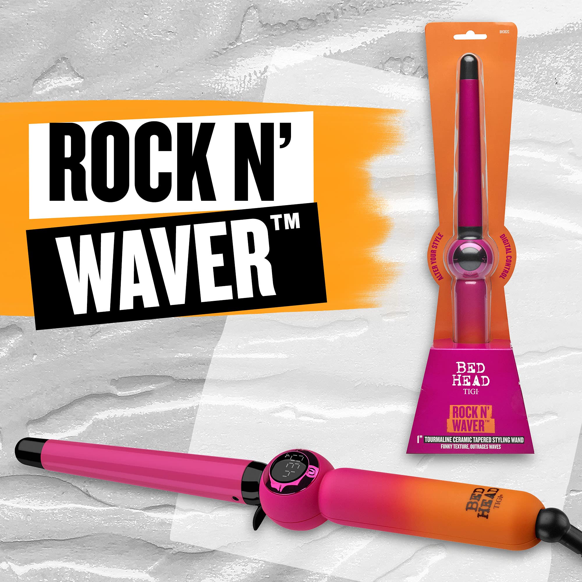 Foto 5 | Cabezal De Cama Rock N' Waver Para Rizar, Digital, Cónico, De 2 A 2,5 Cm - Venta Internacional.