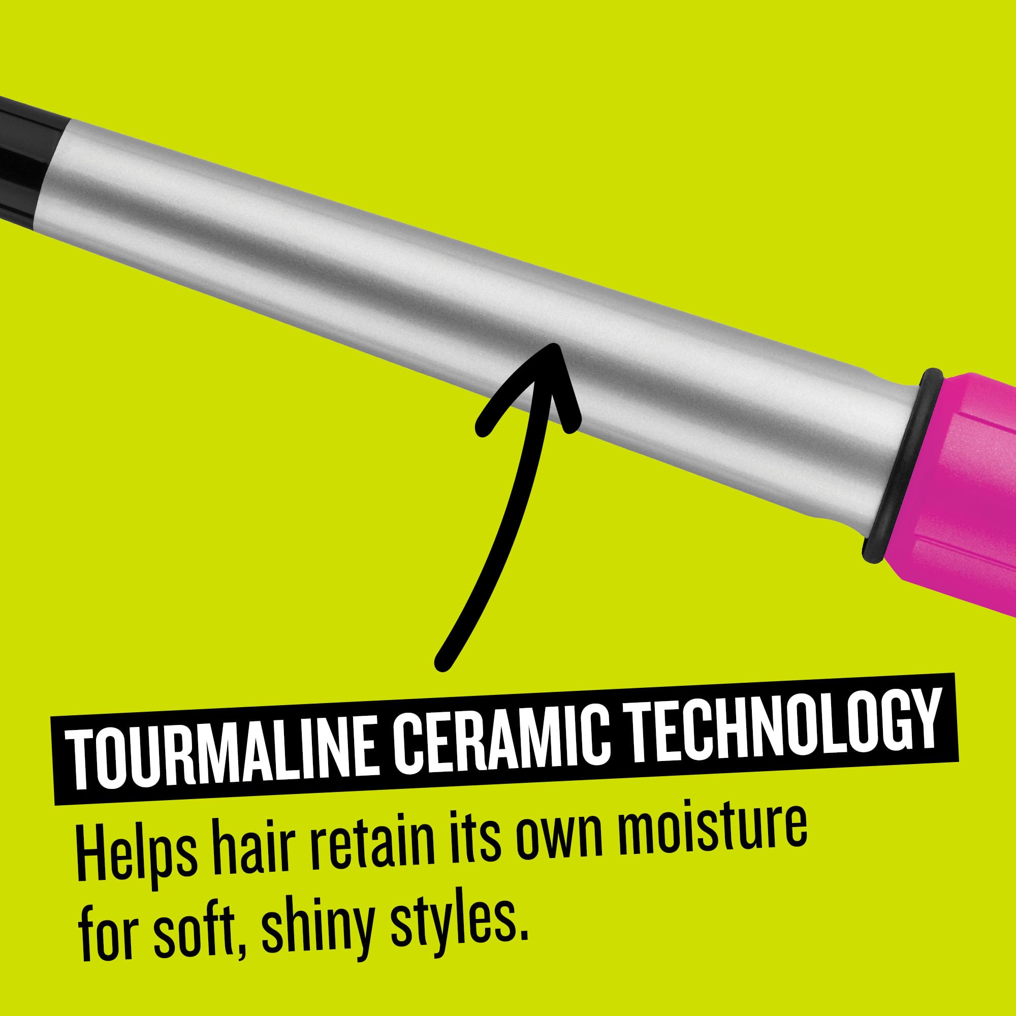 Foto 5 pulgar | Curling Iron, Rizador, Rizador, Rizador, Cerámica, Turmalina, 1 Pulgada - Venta Internacional.
