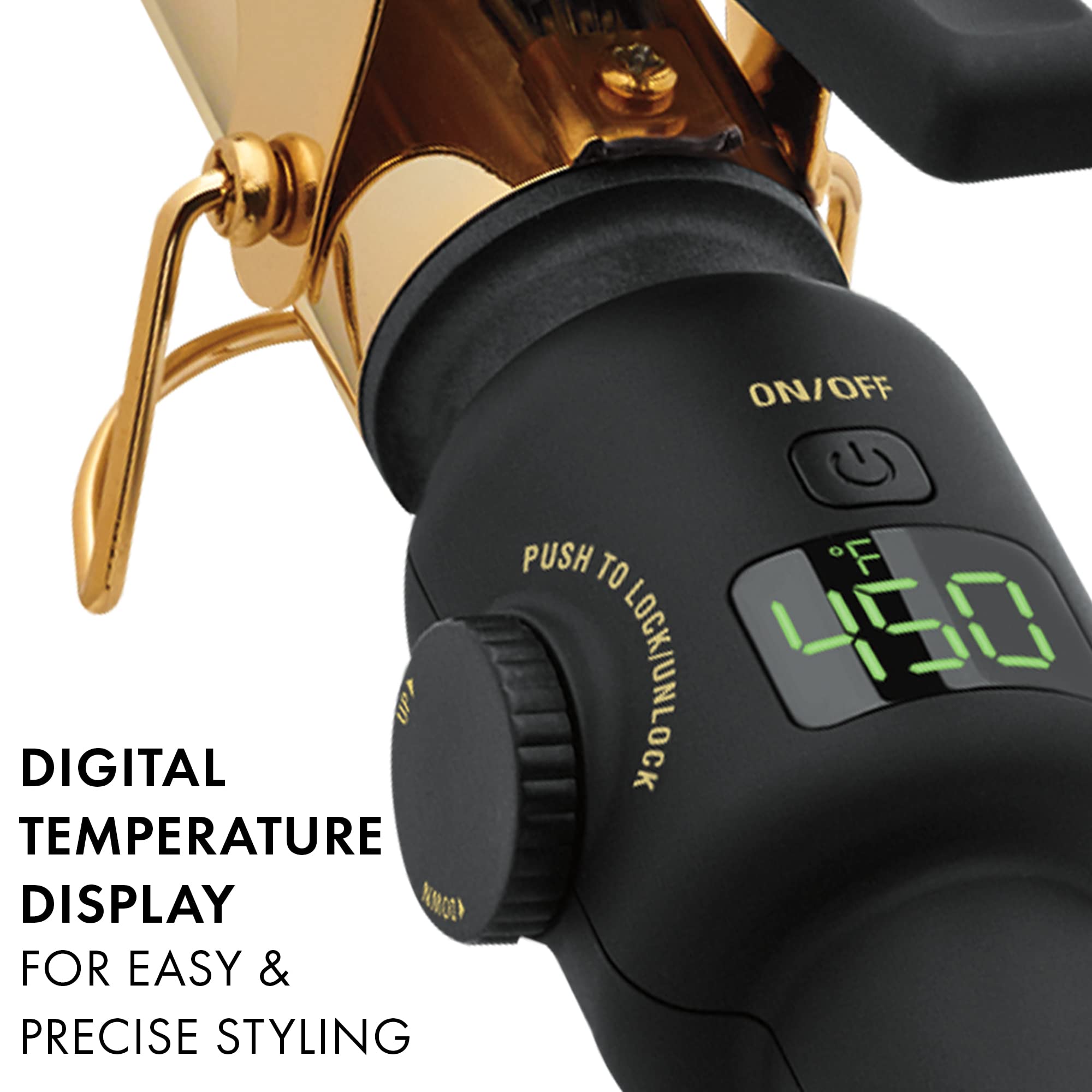 Foto 5 | Plancha Para Rizar Hot Tools Professional, Oro De 24 Quilates, 1,25 Pulgadas - Venta Internacional.