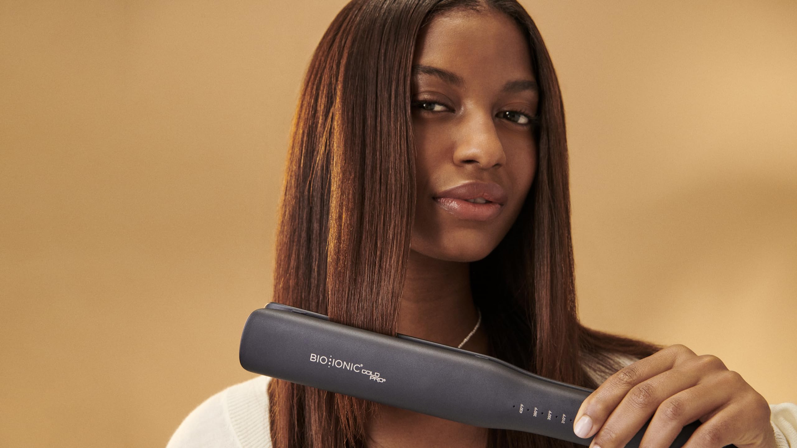 Foto 3 | Plancha Bio Ionic Goldpro De 1 Pulgada Con Calor Ajustable - Venta Internacional.