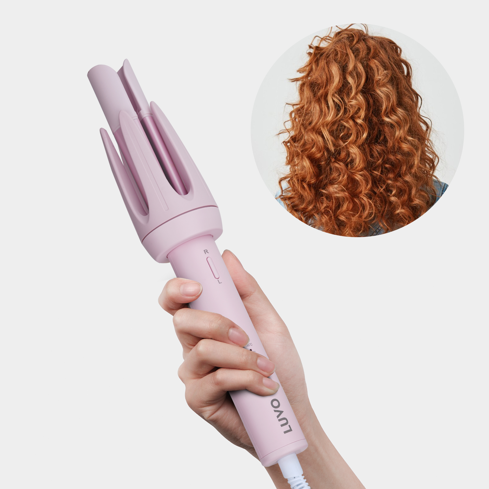 Foto 4 pulgar | Rizador para Cabello Rosa