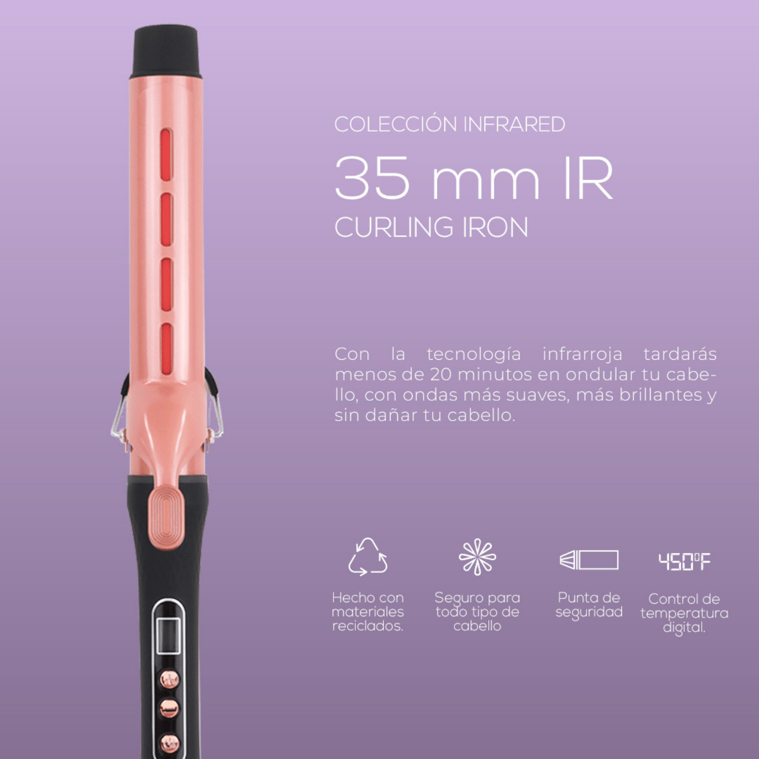 Foto 5 | Rizadora de Cabello Sutra Beauty con Tecnología Infrarroja 35 mm