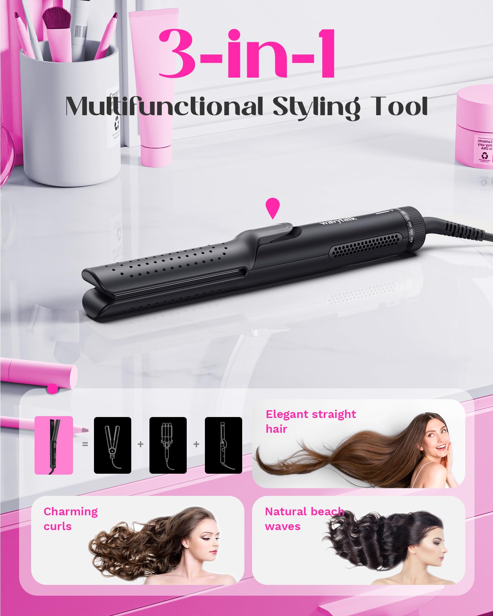 Foto 4 pulgar | Rizador de pelo Wavytalk Airflow Styler - Venta Internacional