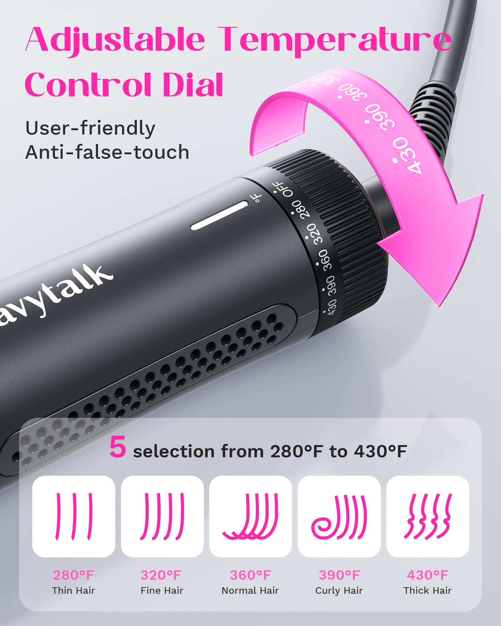 Foto 5 pulgar | Rizador de pelo Wavytalk Airflow Styler - Venta Internacional