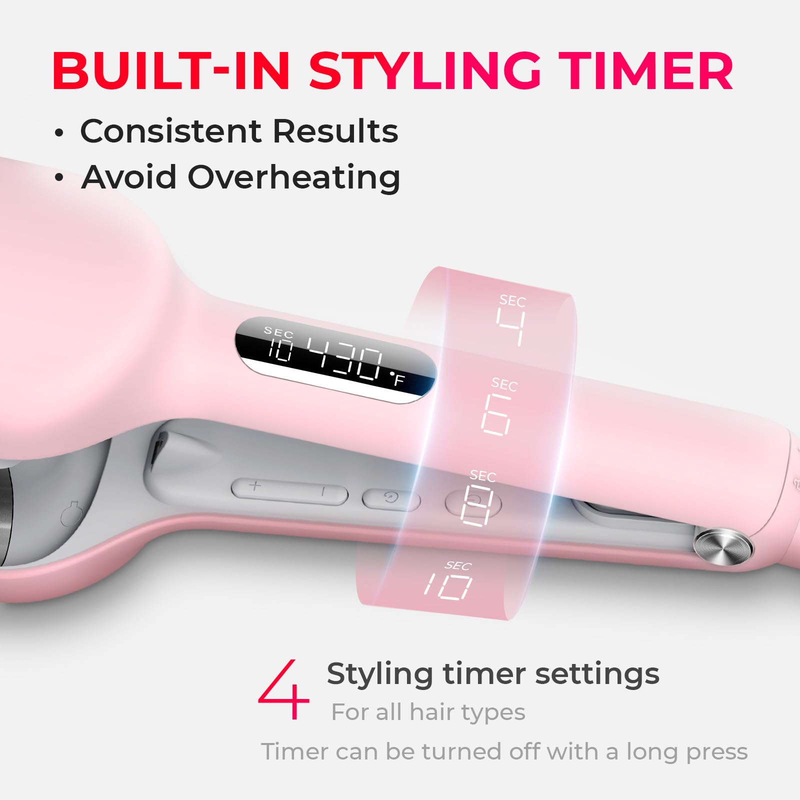 Foto 5 pulgar | Rizador De Pelo Tymo Deep Waver Para Playa Waves - Venta Internacional.