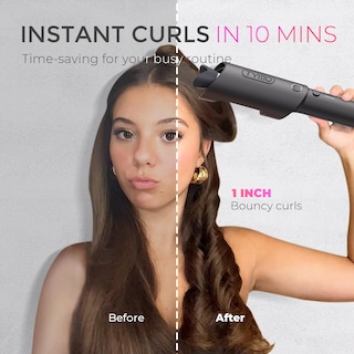 Foto 3 | Plancha Para Rizar Tymo Curlpro Beach Waves, Cerámica, 1 Pulgada, Gris - Venta Internacional.