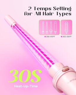 Foto 3 | Rizador Wavytalk 5 en 1 con Brocha para Rizar Rosa - Venta Internacional
