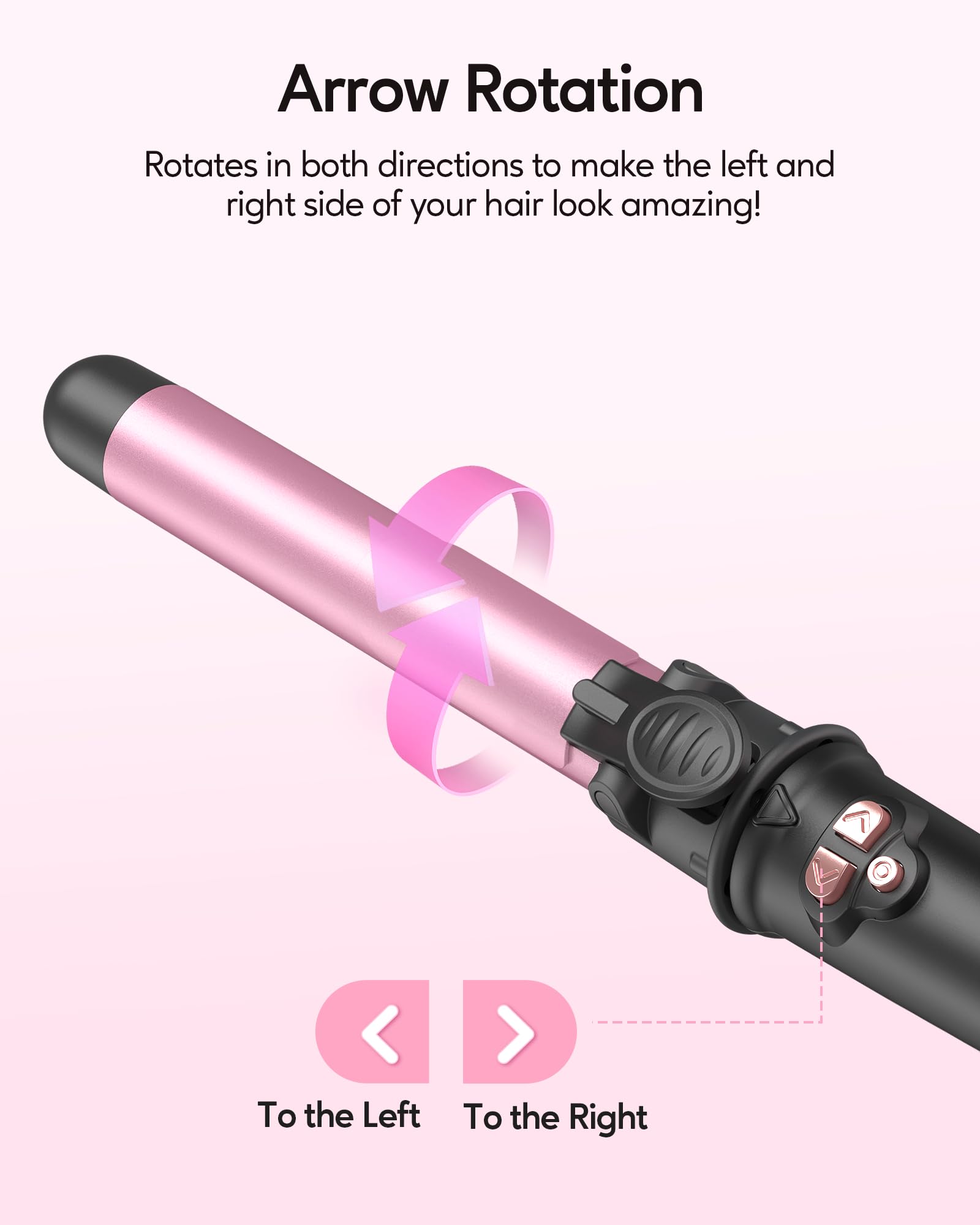 Foto 5 pulgar | Rizador Giratorio Wavytalk de 1 Pulgada con Barril Autogiratorio - Venta Internacional