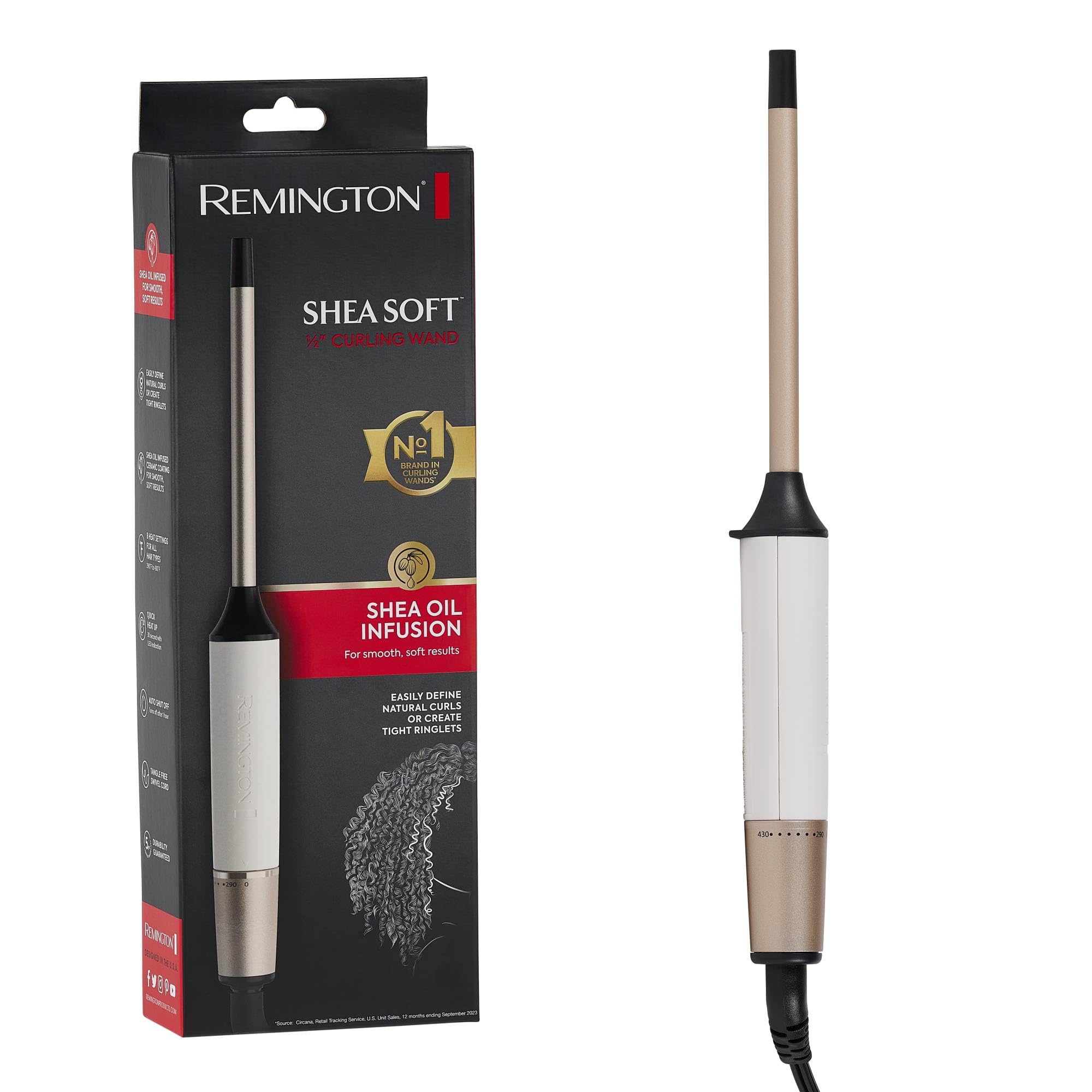 Foto 6 pulgar | Rizadora Remington Shea Soft Cerámica 1/2 con Aceite De Karité - Venta Internacional