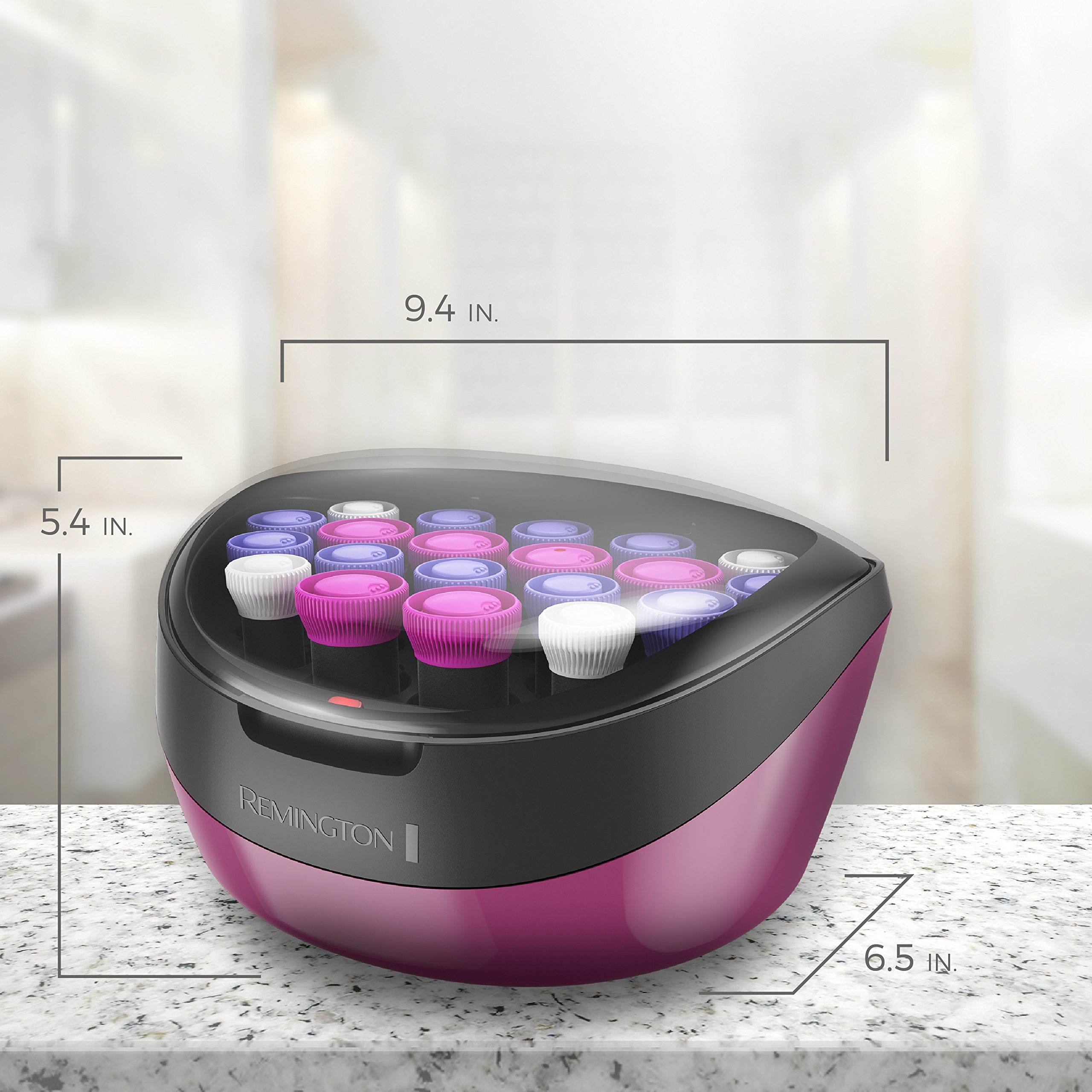 Foto 8 pulgar | Hair Setter Remington Ionic Conditioning, 20 Rulos De Terciopelo - Venta Internacional.