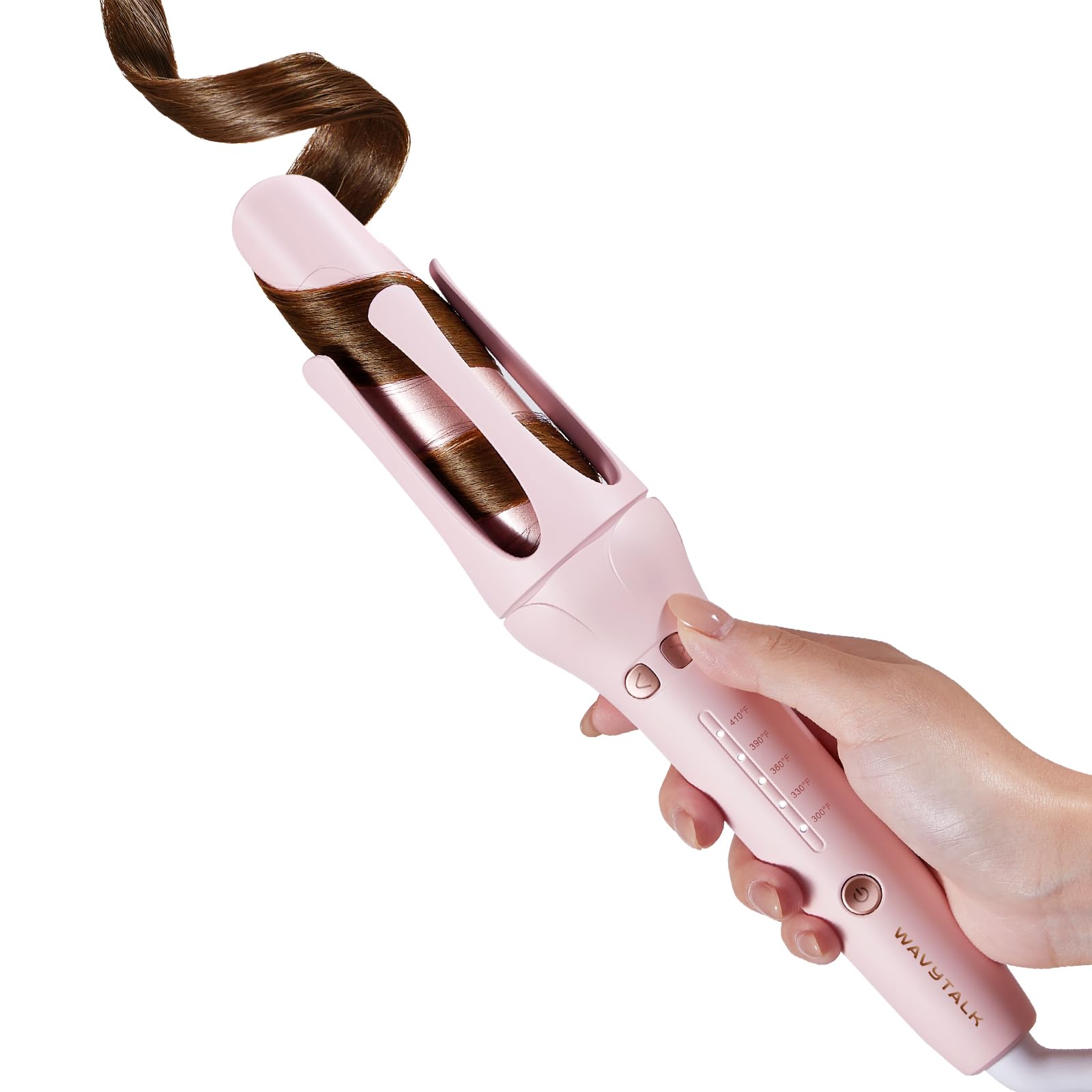 Foto 2 pulgar | Rizador Automático Giratorio Wavytalk 1.25 Pulgadas Rosa - Venta Internacional