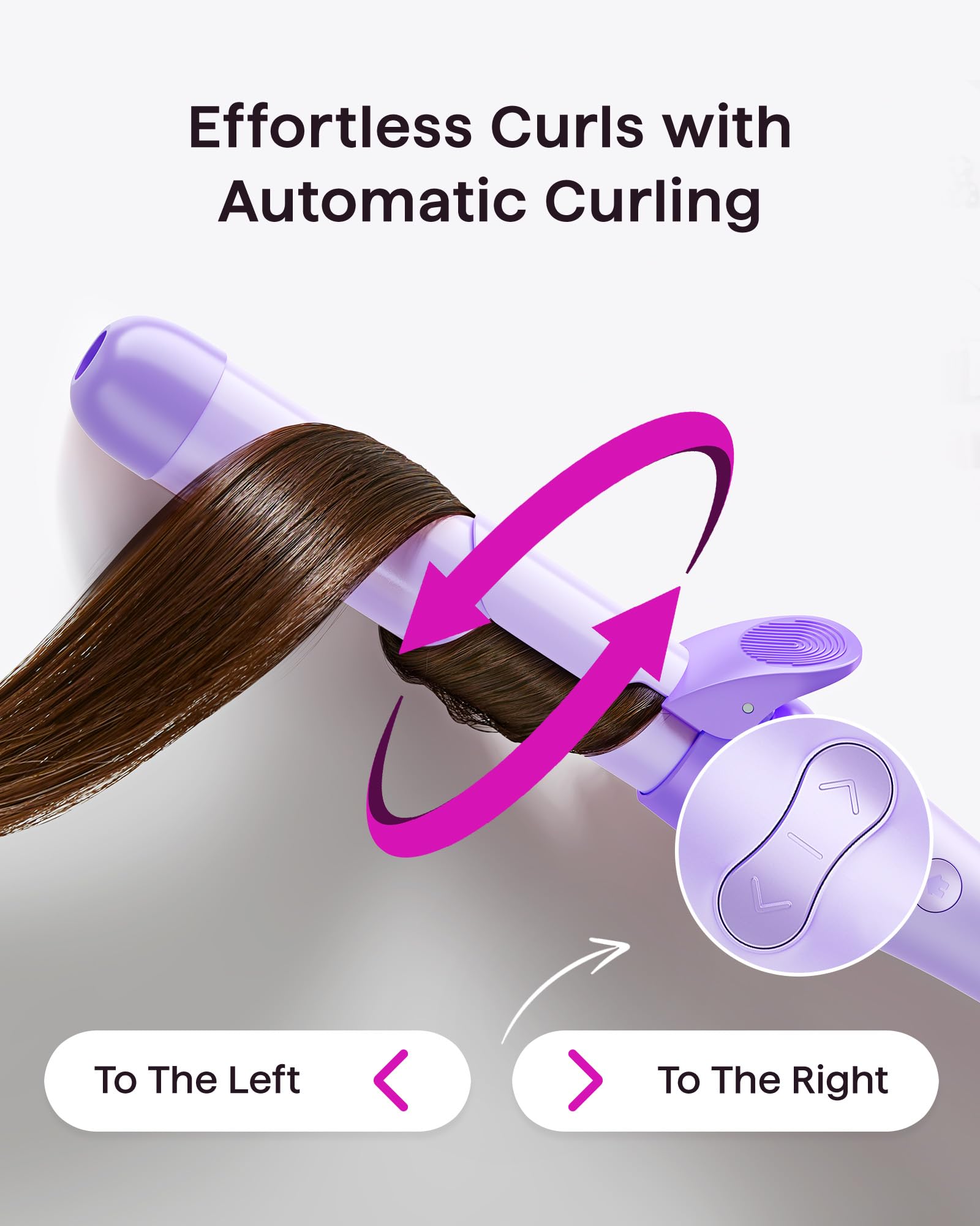 Foto 3 pulgar | Set de Rizadores Wavytalk Curlmaker Pro Rotating Purple - Venta Internacional