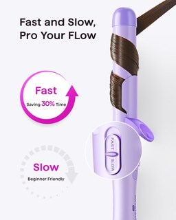 Foto 4 | Set de Rizadores Wavytalk Curlmaker Pro Rotating Purple - Venta Internacional