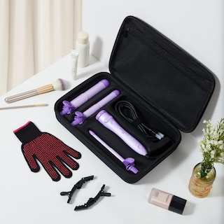 Foto 7 | Set de Rizadores Wavytalk Curlmaker Pro Rotating Purple - Venta Internacional